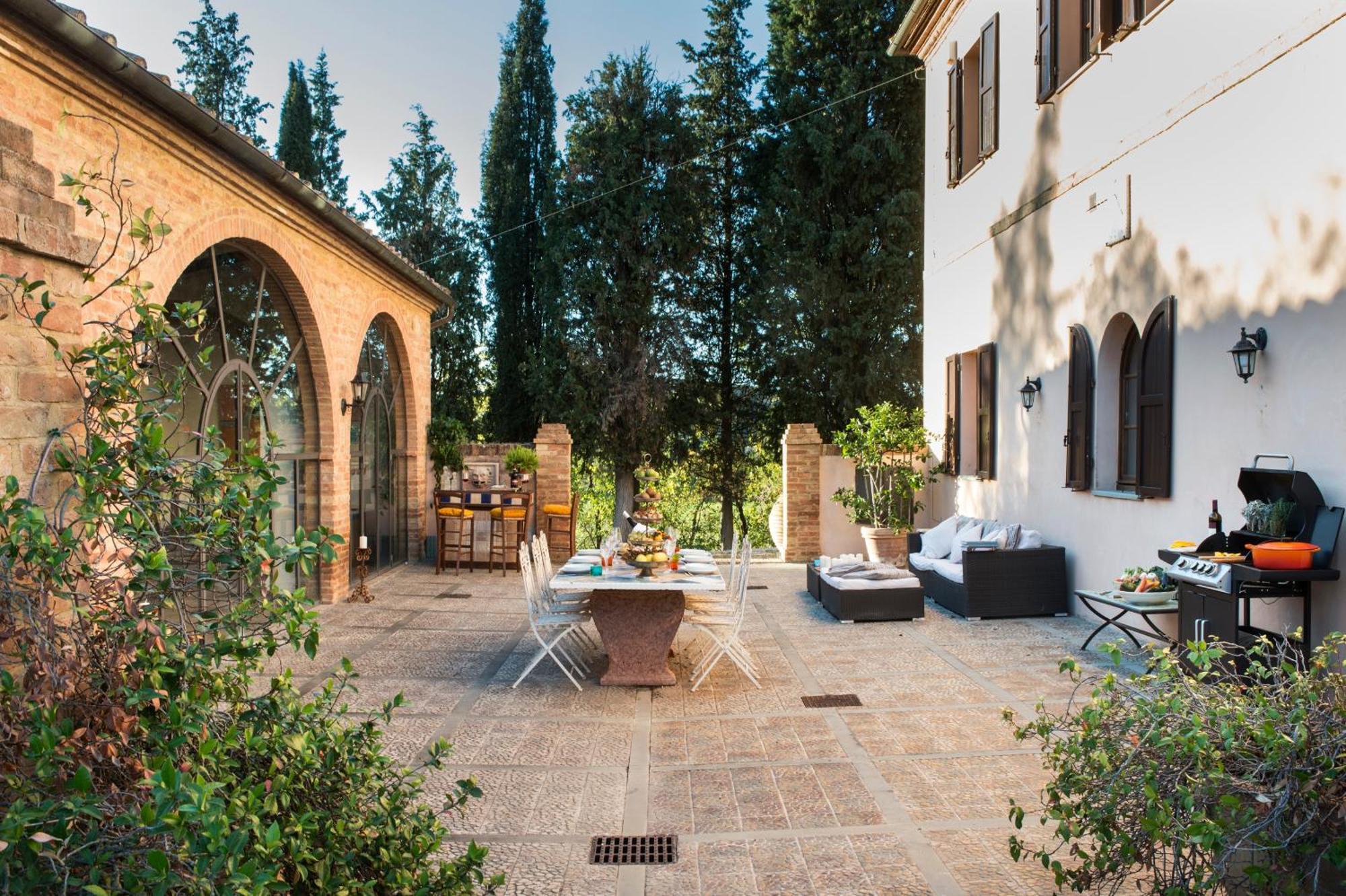 Villa Il Giardinello Монтальчино Экстерьер фото