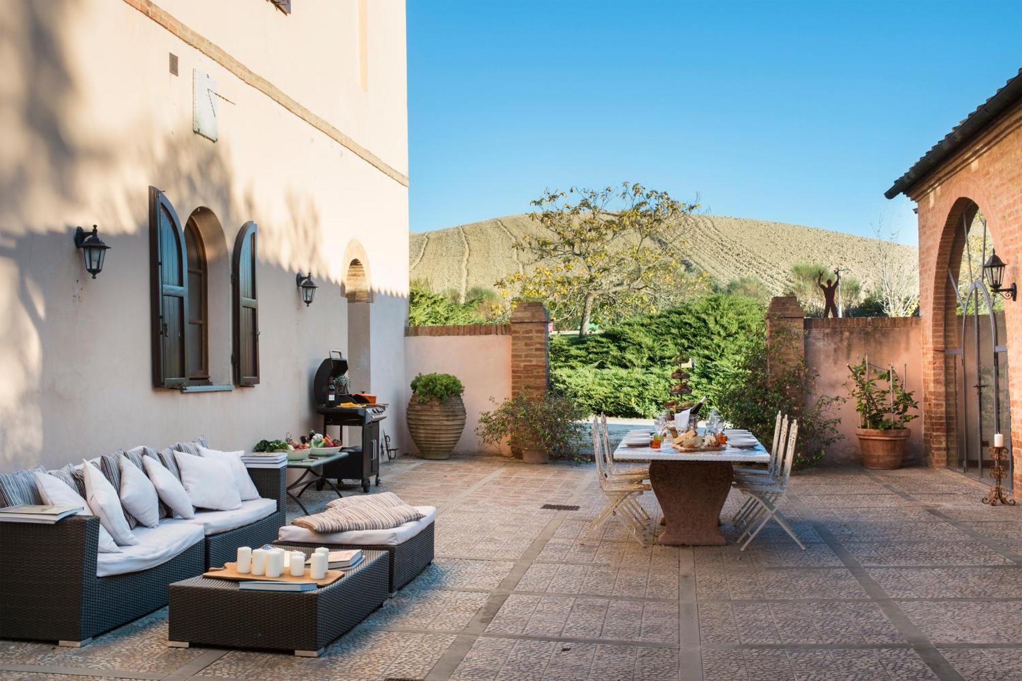 Villa Il Giardinello Монтальчино Экстерьер фото